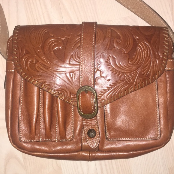 Cross-Body Leather Bag - Picture 2 of 4